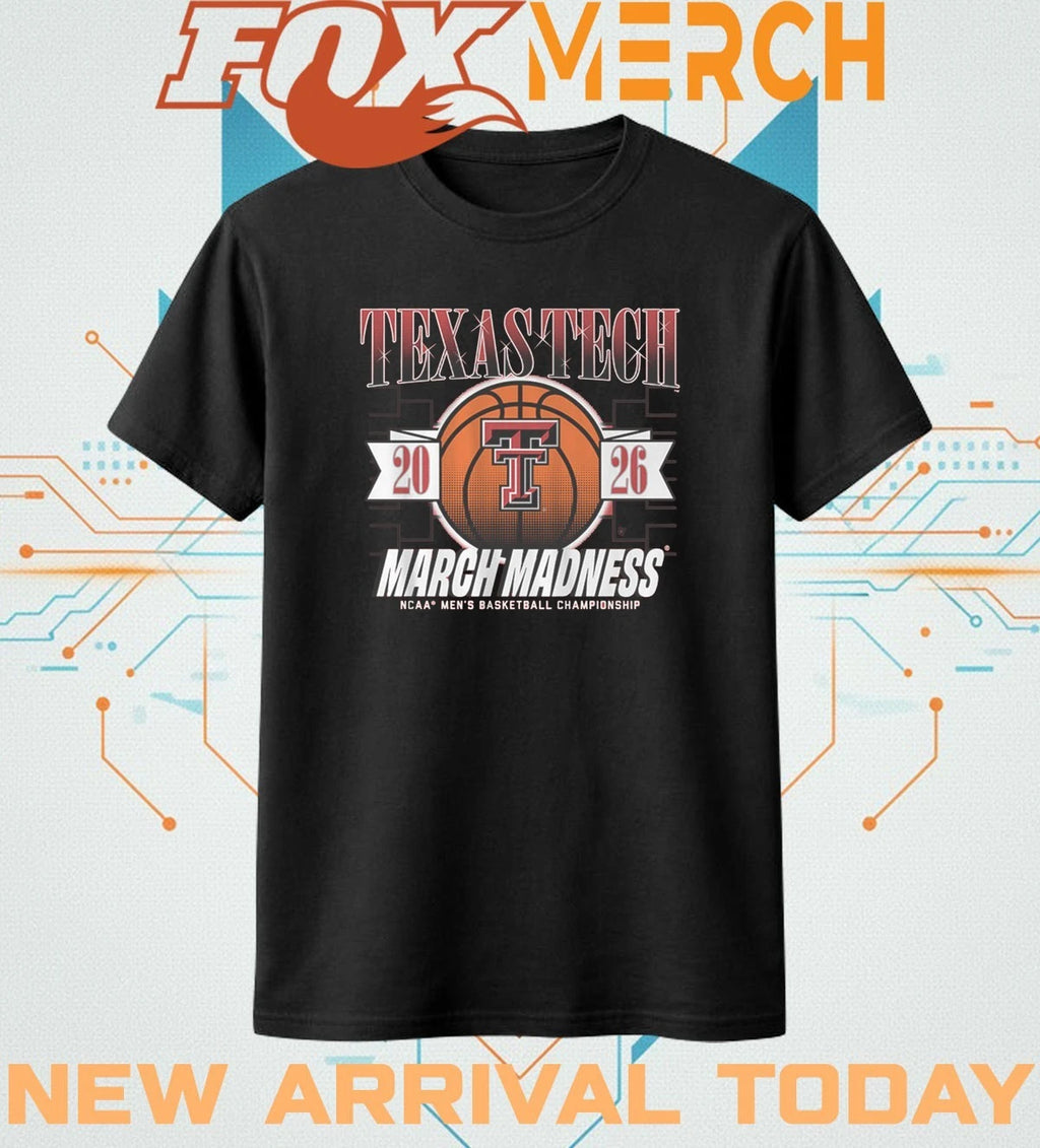 Texas Tech Red Raiders Men’s Basketball 2026 March Madness t-shirt
