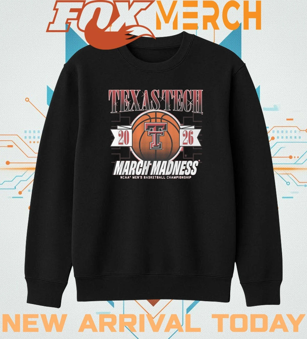 Texas Tech Red Raiders Men’s Basketball 2026 March Madness t-shirt