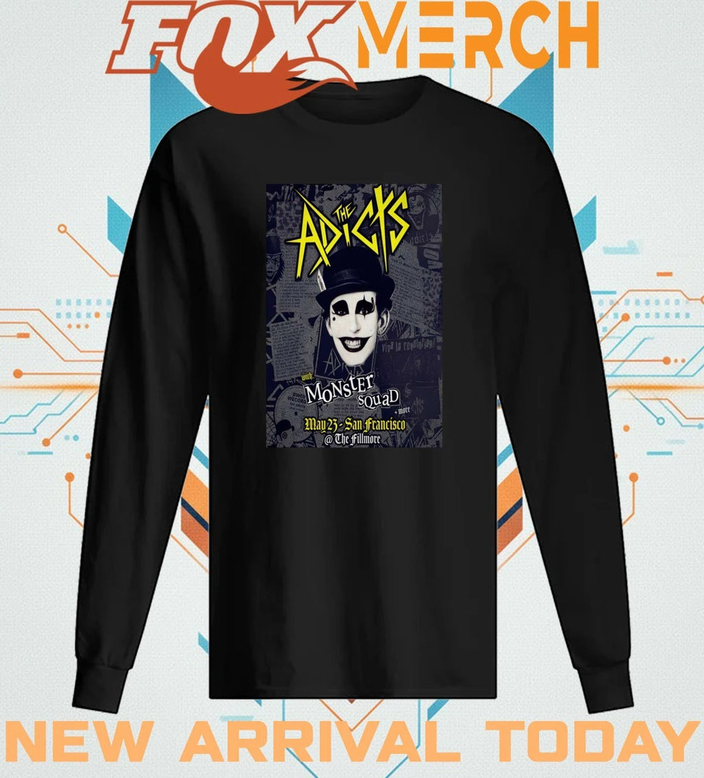 The Adicts The Fillmore In San Francisco CA may 23 2026 poster t-shirt