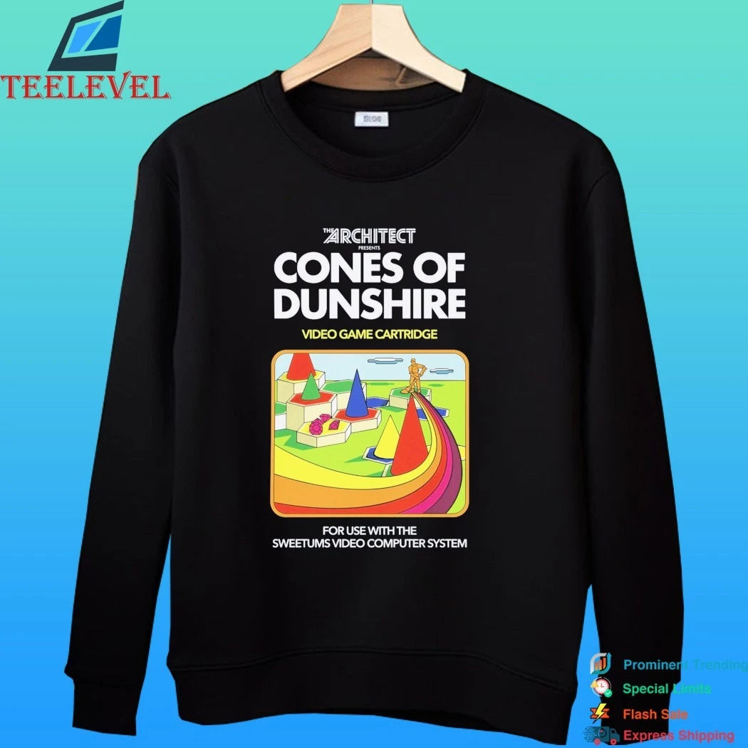 The Architect Presents Cones Of Dunshire Video Game Cartridge For Use With The Sweetums Video Computer System Shirt
