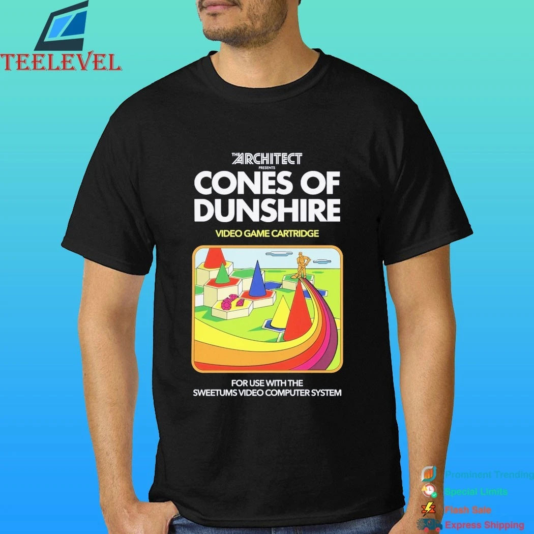 The Architect Presents Cones Of Dunshire Video Game Cartridge For Use With The Sweetums Video Computer System Shirt