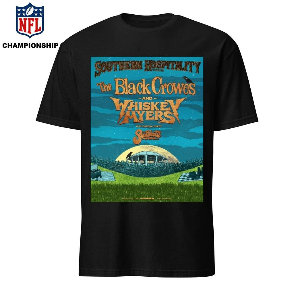 The Black Crowes And Whiskey Myers Southern Hospitality Tour 2026 North America Schedule Dates Shirt