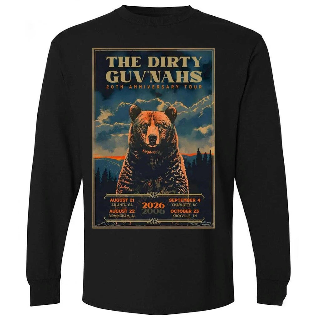 The Dirty Guv’nahs 20th Anniversary 2026 Shows Poster Shirt