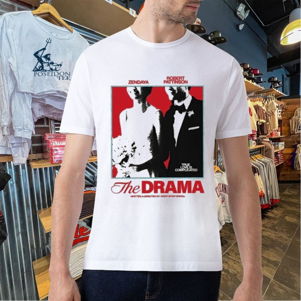 The Drama A24 Movie Zendaya Robert Pattinson T-shirt