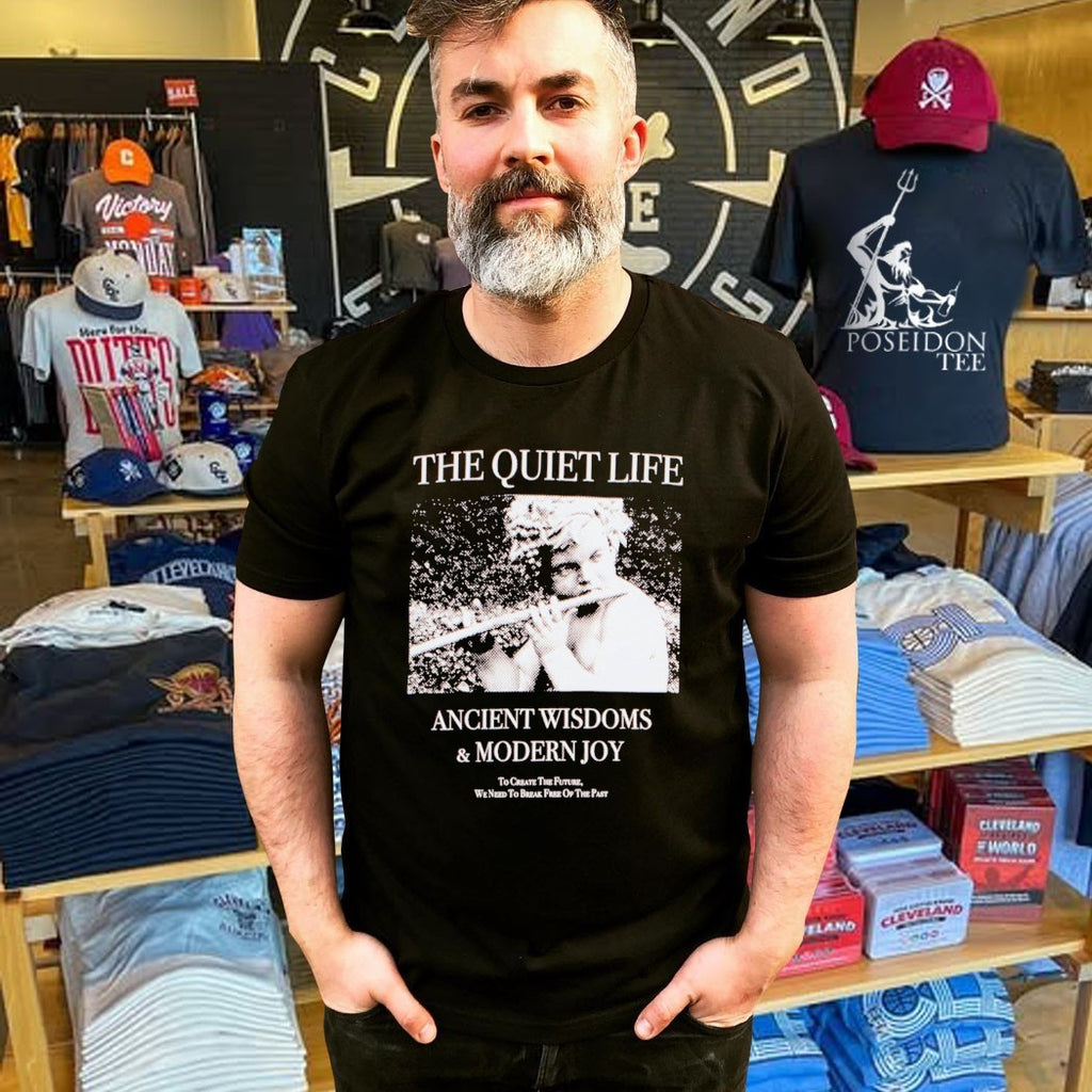 The Quiet Life Ancient Wisdom And Modern Joy Pigment Dye T-shirt