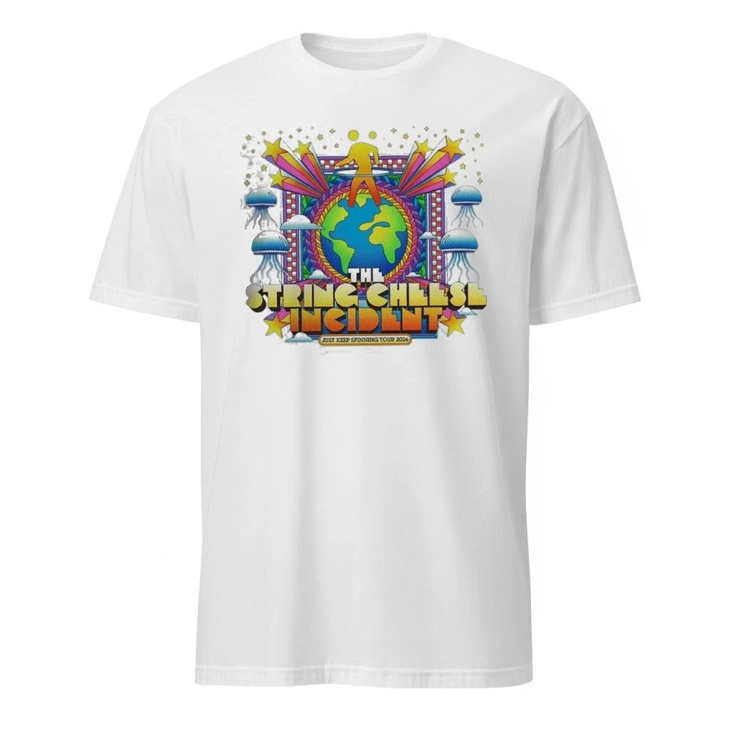 The String Cheese Incident Just Keep Spinning Tour 2026 North America Schedule Dates Shirt
