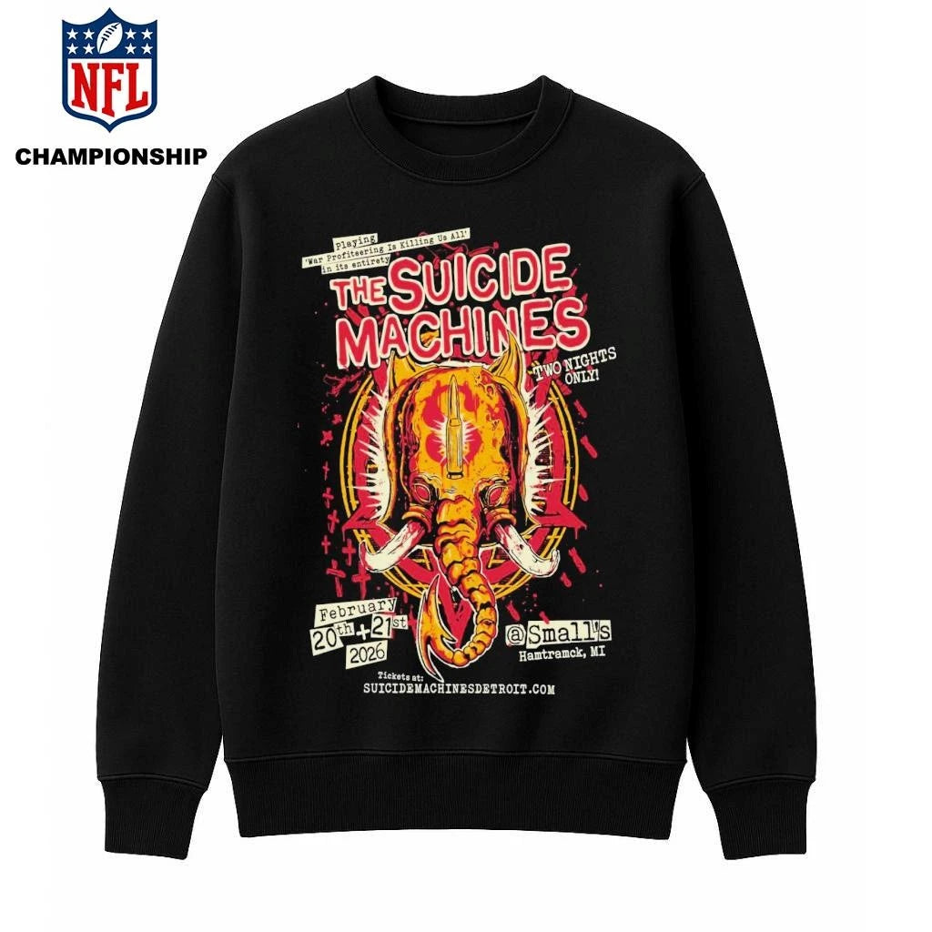 The Suicide Machines Feb 20-21, 2026 Small’s Hamtramck, MI Poster Shirt
