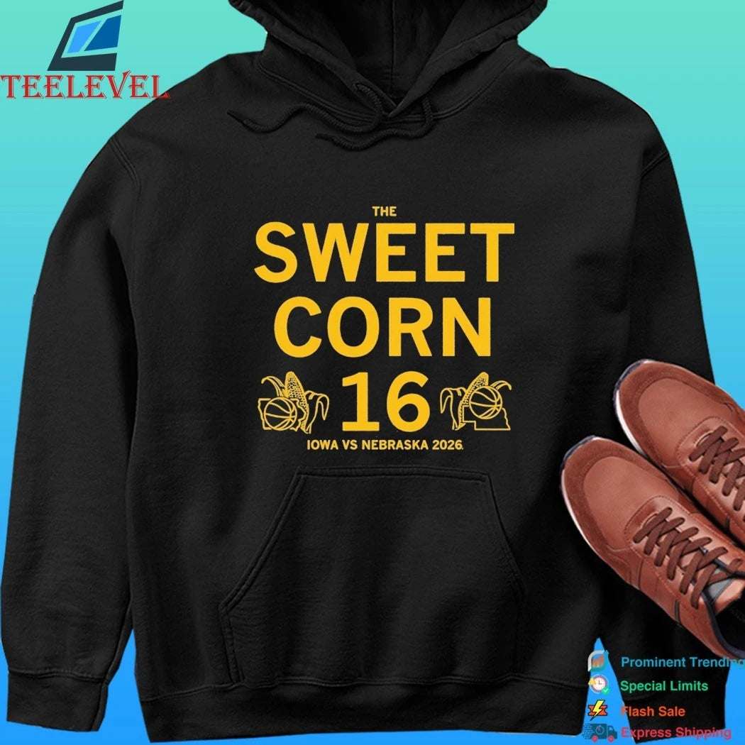 The Sweet Corn 16 Charcoal Iowa Vs Nebraska 2026 Shirt