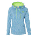 The Tara Hoodie -Electric Blue/Neon Green