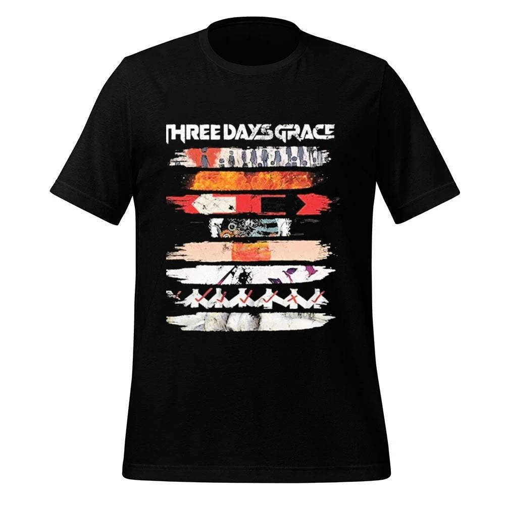 Three Days Grace 2026 Album Stripe Tour Shirt