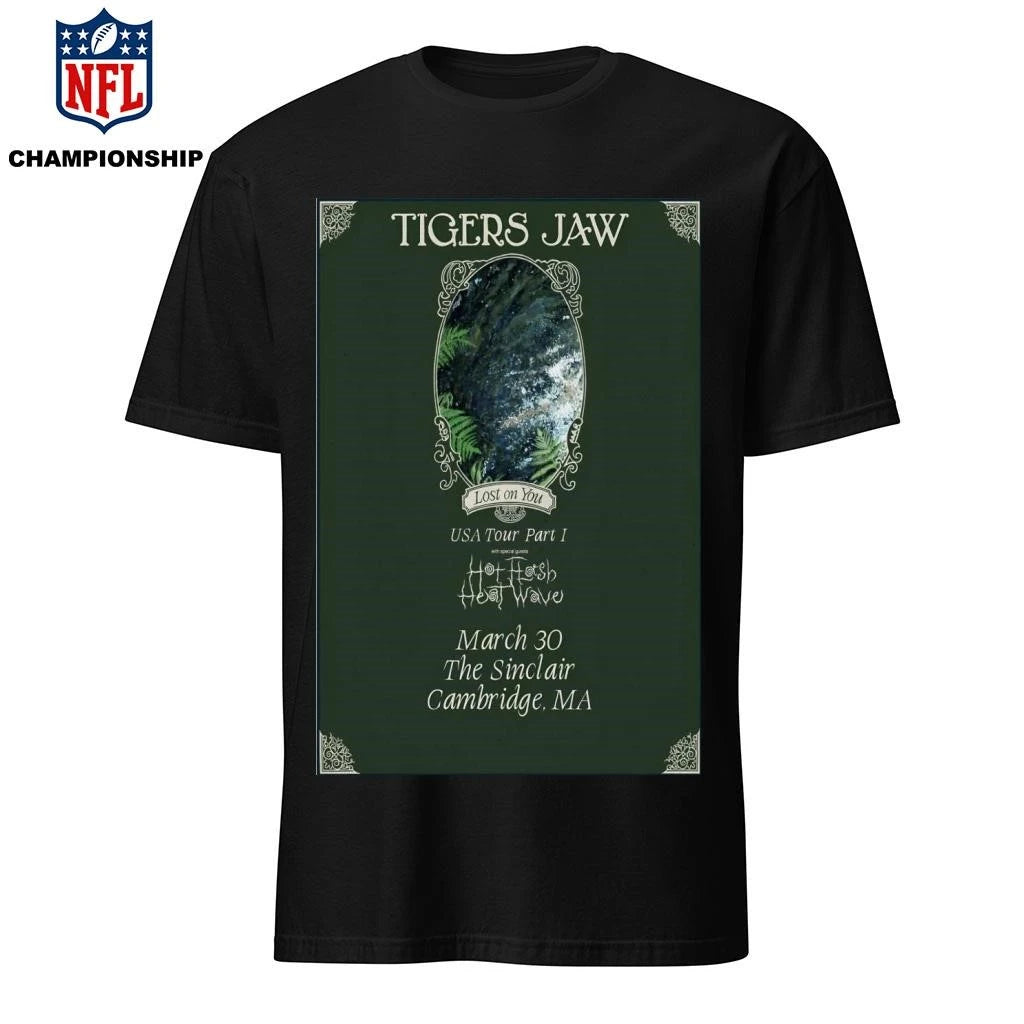 Tigers Jaw Event Cambridge MA On Mar 30 2026 Poster Shirt