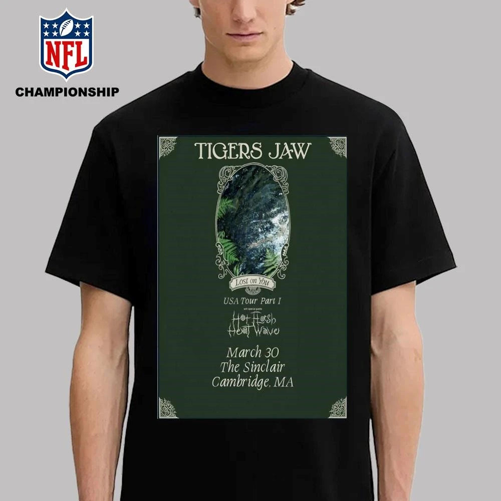 Tigers Jaw Event Cambridge MA On Mar 30 2026 Poster Shirt