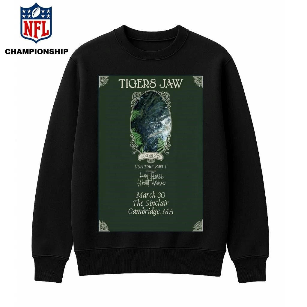 Tigers Jaw Event Cambridge MA On Mar 30 2026 Poster Shirt