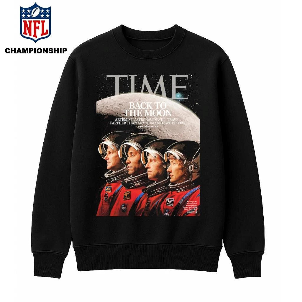 TIME Magazine Cover The Historic Journey Back to the Moon with Artemis II Memorial Poster Shirt