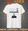 Time waits for no man unless that man is Chuck Norris t-shirt