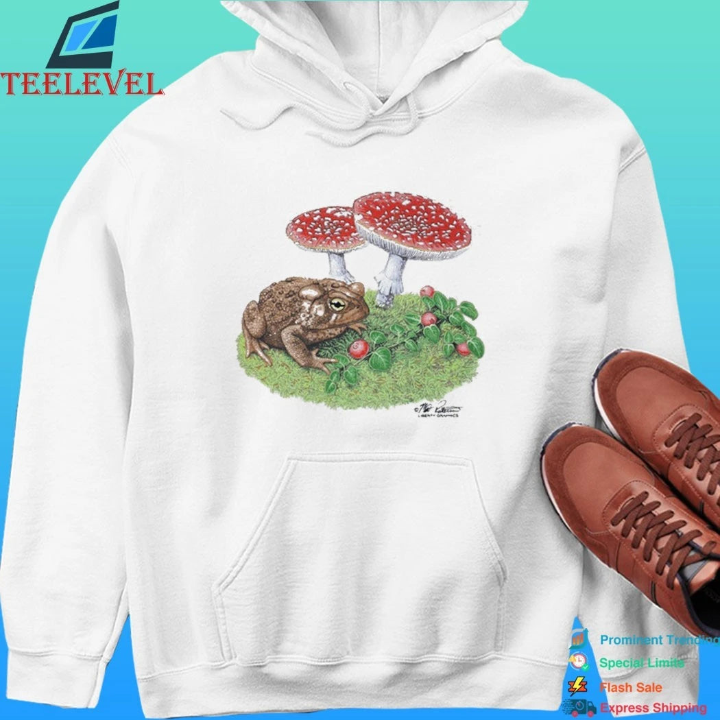 Toad &amp; Mushrooms Adult Natural Shirt