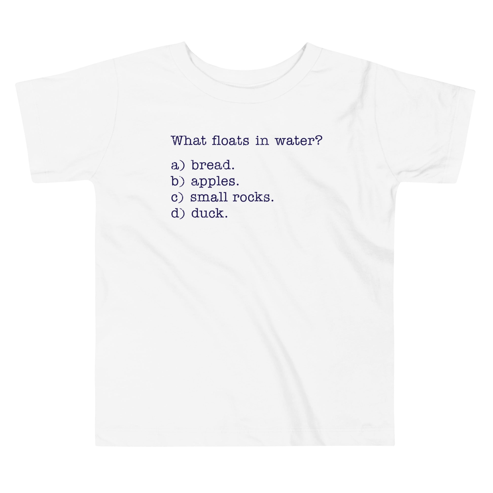 What Floats In Water? Kid's Toddler Tee