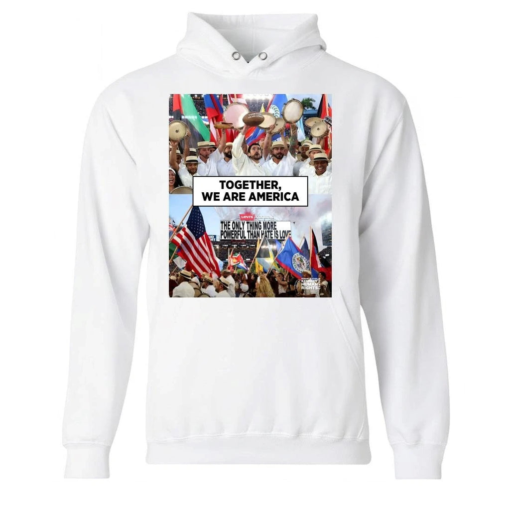Together We Are America The Only Thing More Powerful Than Hate Is Love Shirt