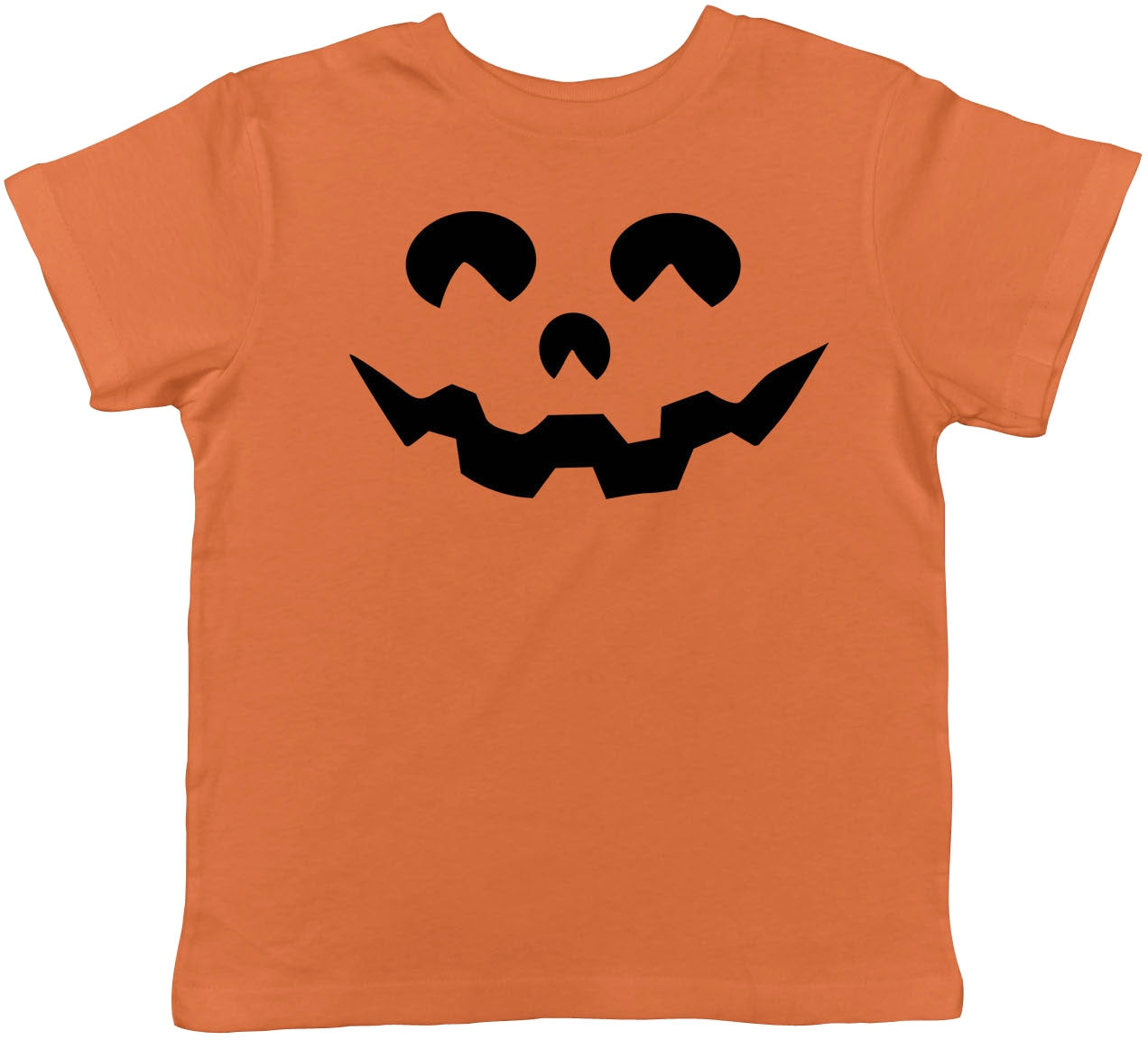 Cartoon Eyes Pumpkin Face Toddler T Shirt