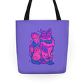 Bisexual Pride Cat Tote Bag