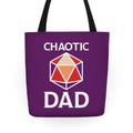Chaotic Dad Tote Bag
