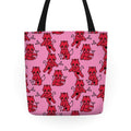 Demon Baby Pattern Tote Bag