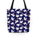 Goose Pattern Tote Bag