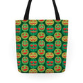 Jack-o-Melon Pattern Tote Bag