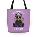 Poor Unfortunate Trash Raccoon  Tote Bag