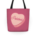 Potatoes Candy Heart Tote Bag