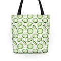 Refreshing Cucumber Pattern Tote Bag