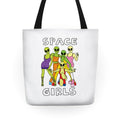 Space Girls Tote Bag