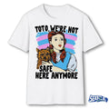 Toto We’re Not Safe Here Anyone Painitng shirt