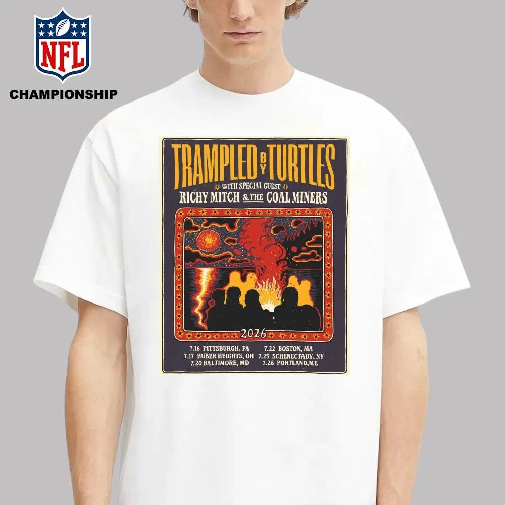 Trampled by Turtles RMCM x Farm Aid Tour 2026 Poster Shirt