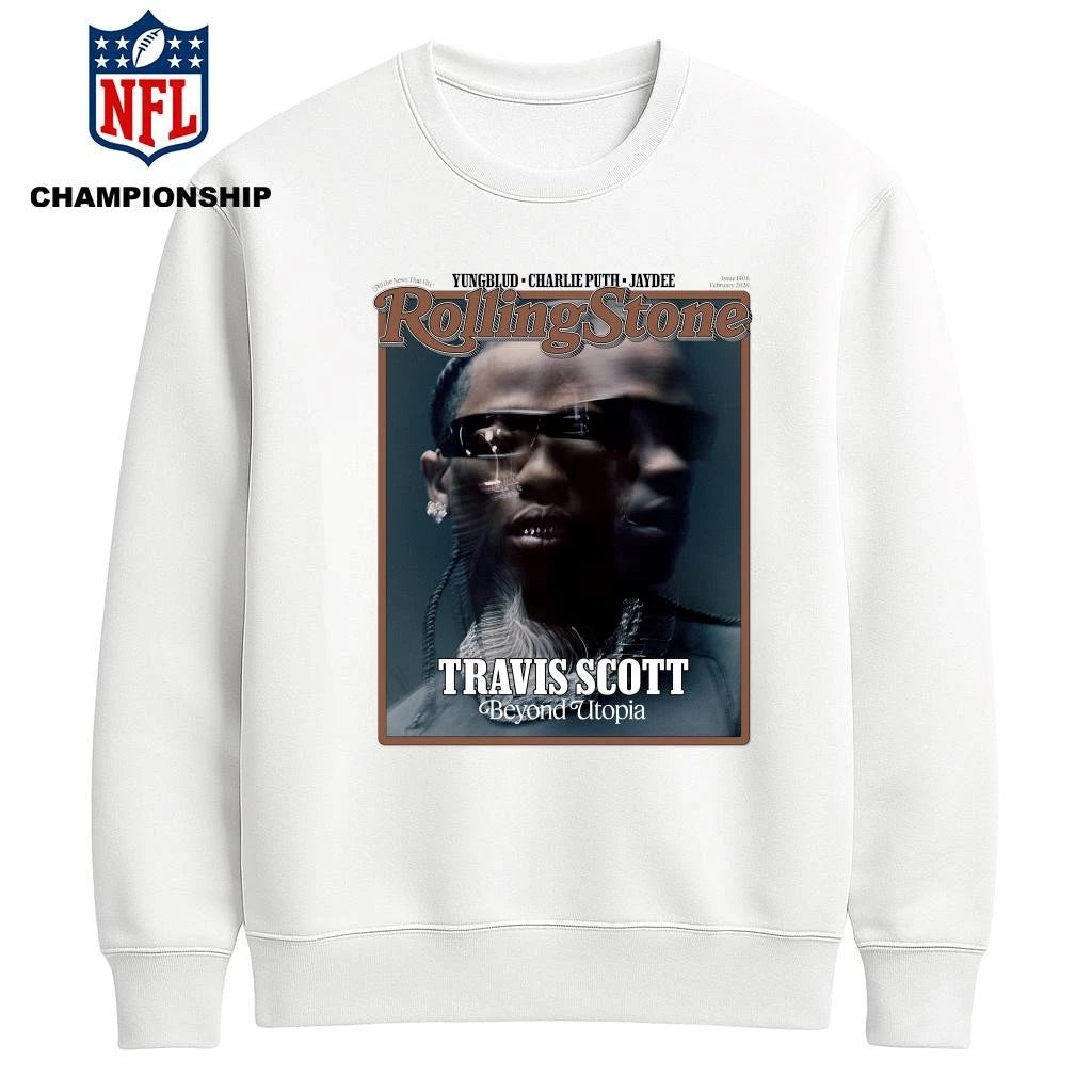 Travis Scott Graces The Cover Of Rolling Stone Magazine Beyond Utopia Issue 1408 February 2026 Shirt