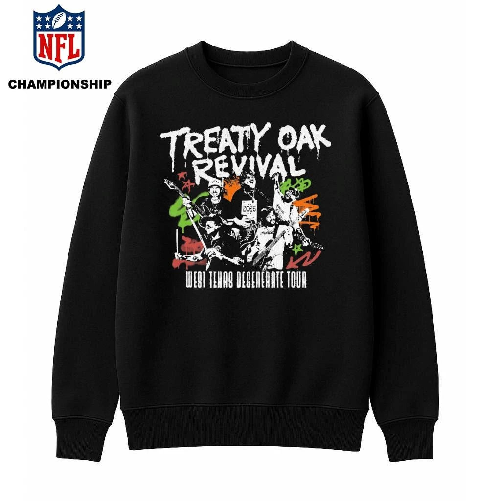 Treaty Oak Revival 2026 Tour West Texas Degenerate Tour Shirt