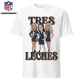 Tres Leches Caitlin Clark Kristy Wallace Kelsey Mitchell Team Indiana Fever WNBA White Shirt