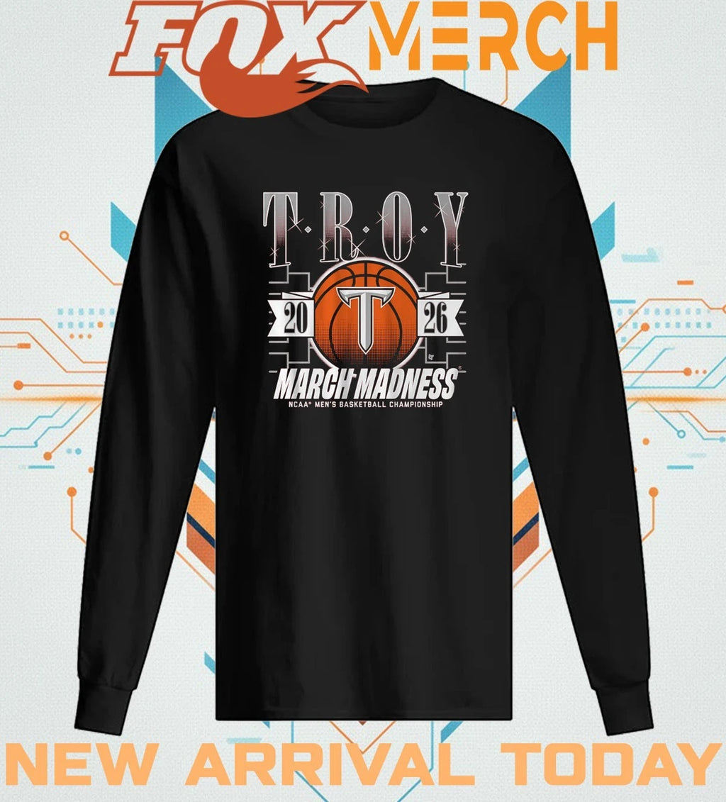 Troy Trojans Men’s Basketball 2026 March Madness t-shirt