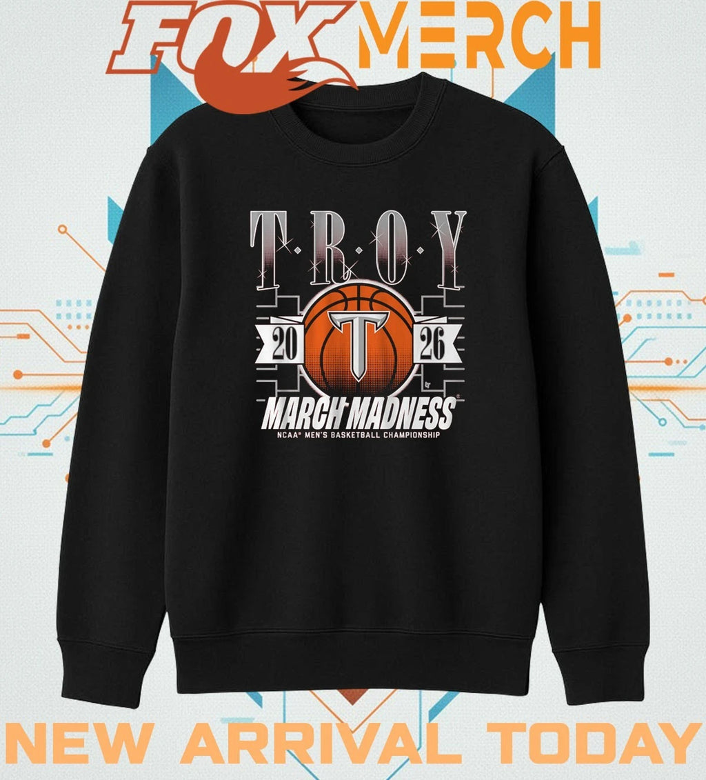 Troy Trojans Men’s Basketball 2026 March Madness t-shirt