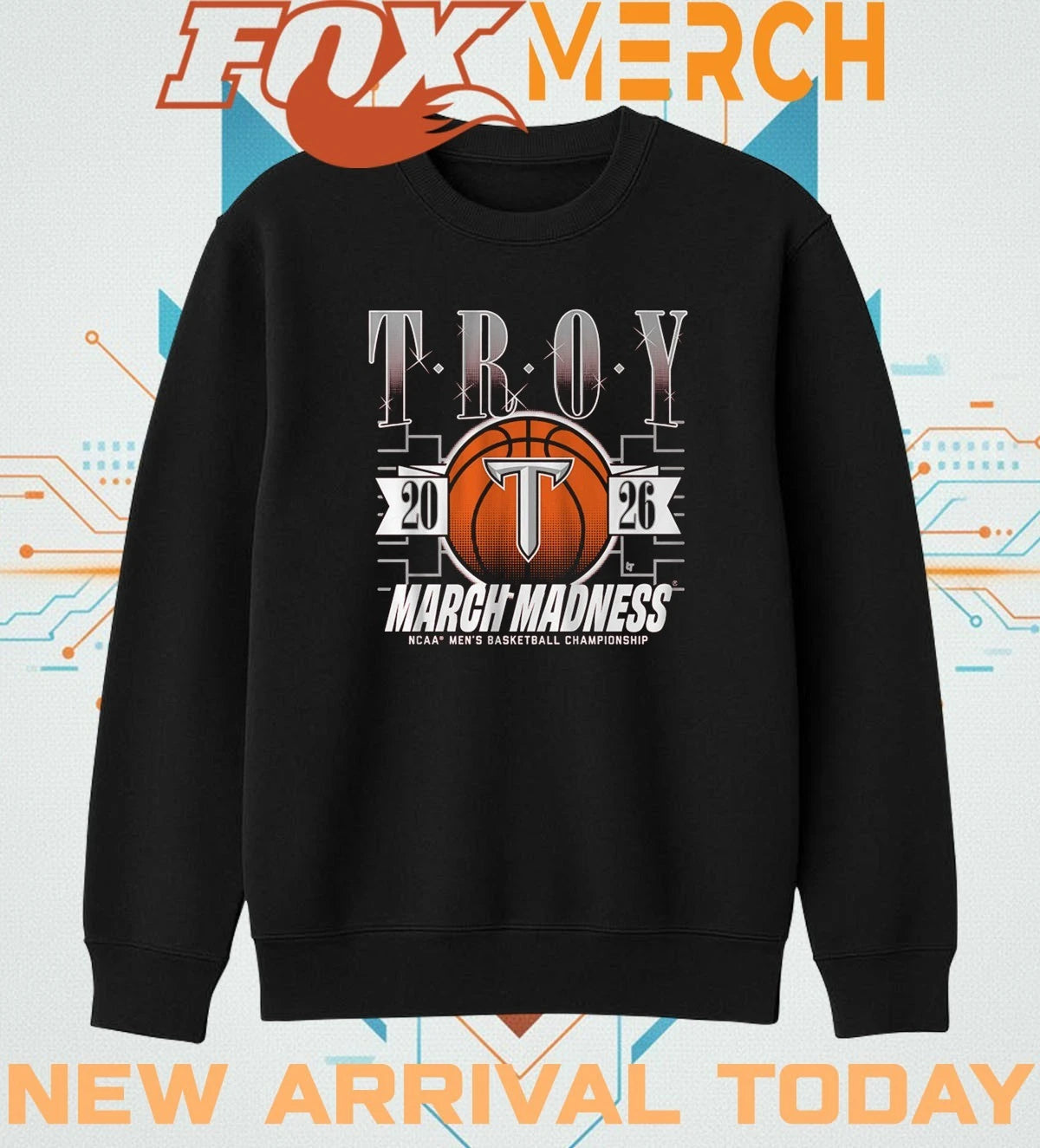 Troy Trojans Men’s Basketball 2026 March Madness t-shirt