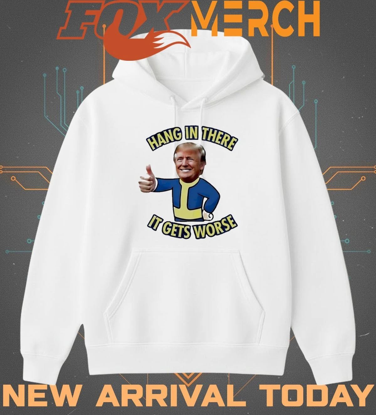 Trump hang in there it gets worse t-shirt