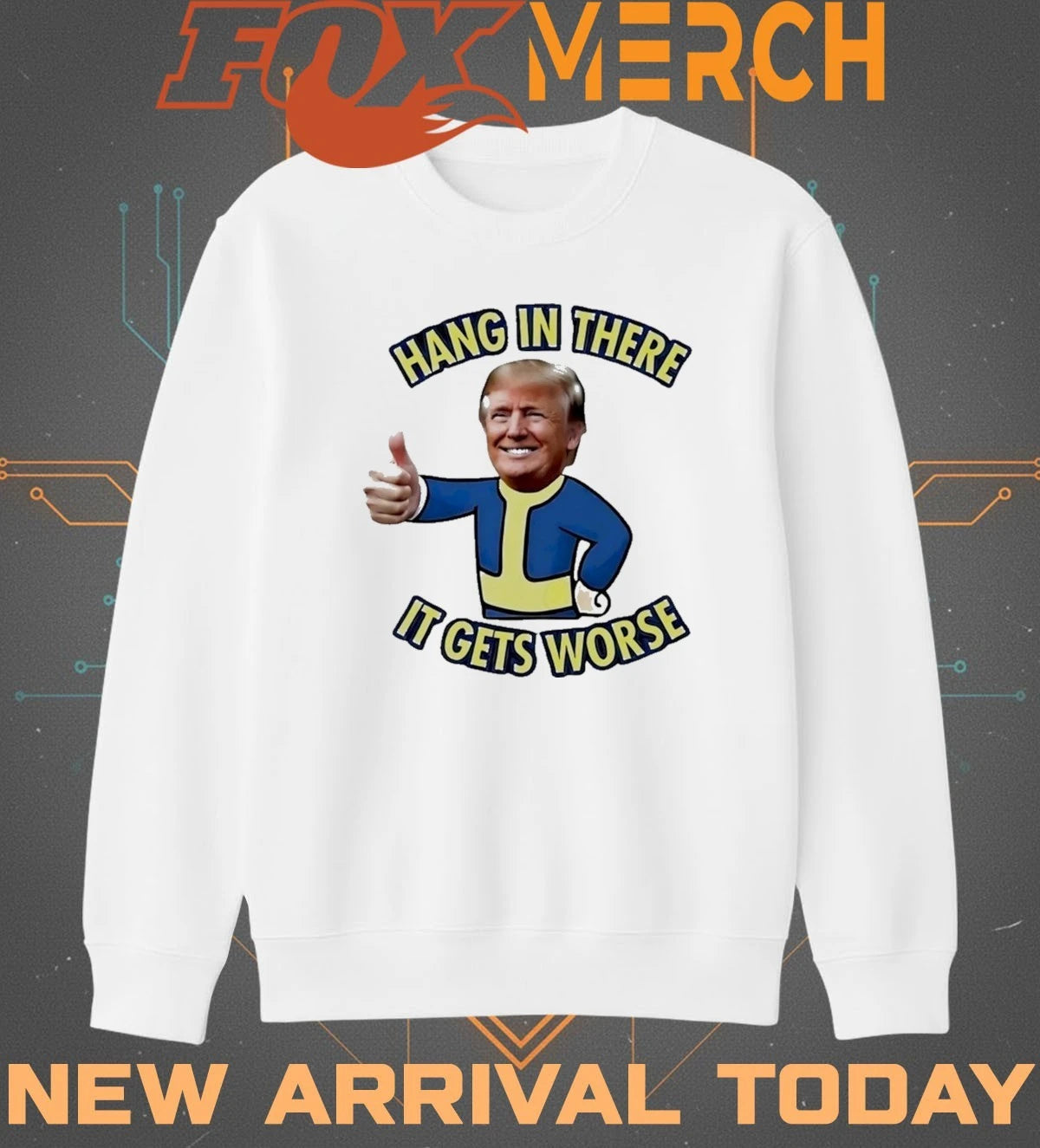 Trump hang in there it gets worse t-shirt