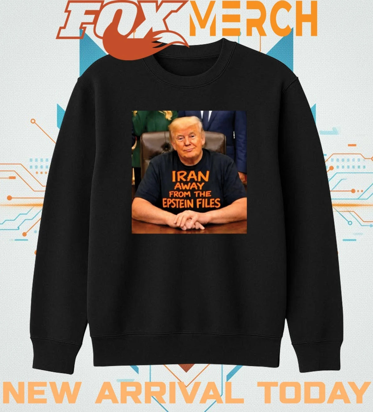 Trump Iran away from the epstein files t-shirt