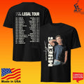 Ty Myers Black Photo Legal Tour T-shirt