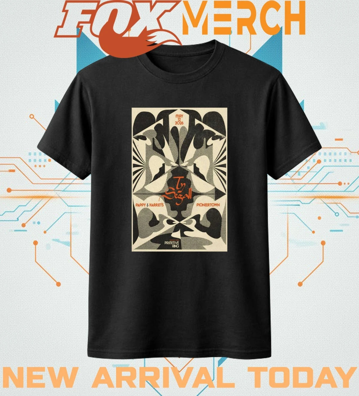 Ty Segall Pioneertown CA 5 12 2026 poster t-shirt