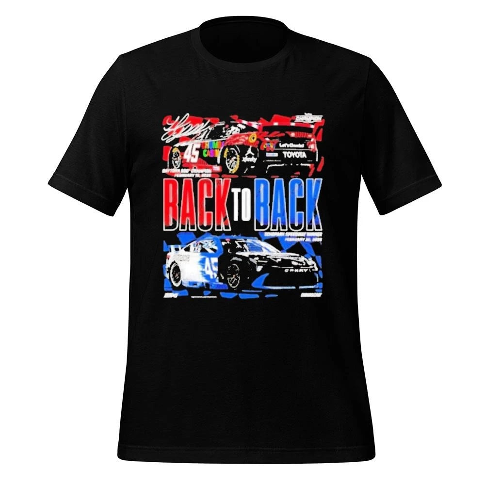 Tyler Reddick Back To Back Wins Daytona 500 Champions 2026 2 Sided Back Shirt