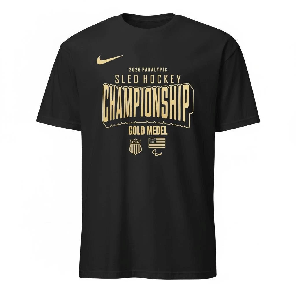 U.S. Paralympic Sled Hockey Team 2026 Winter Olympics Gold Medal Champions Shirt