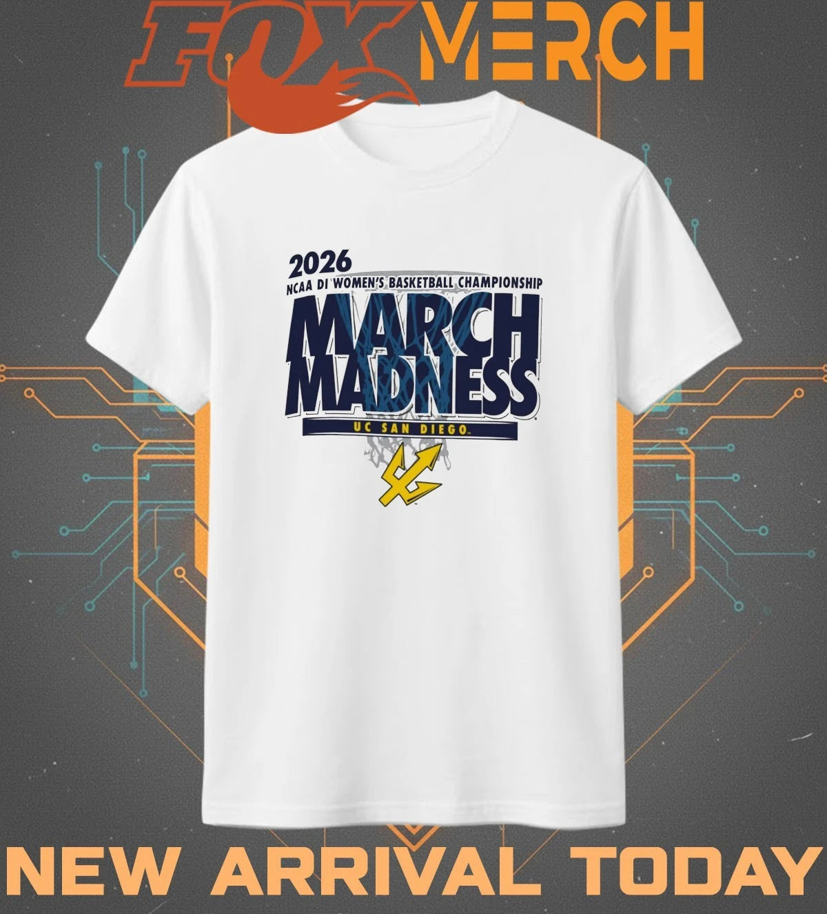UC San Diego Tritons 2026 NCAA DI Women’s Basketball Championship March Madness shirt