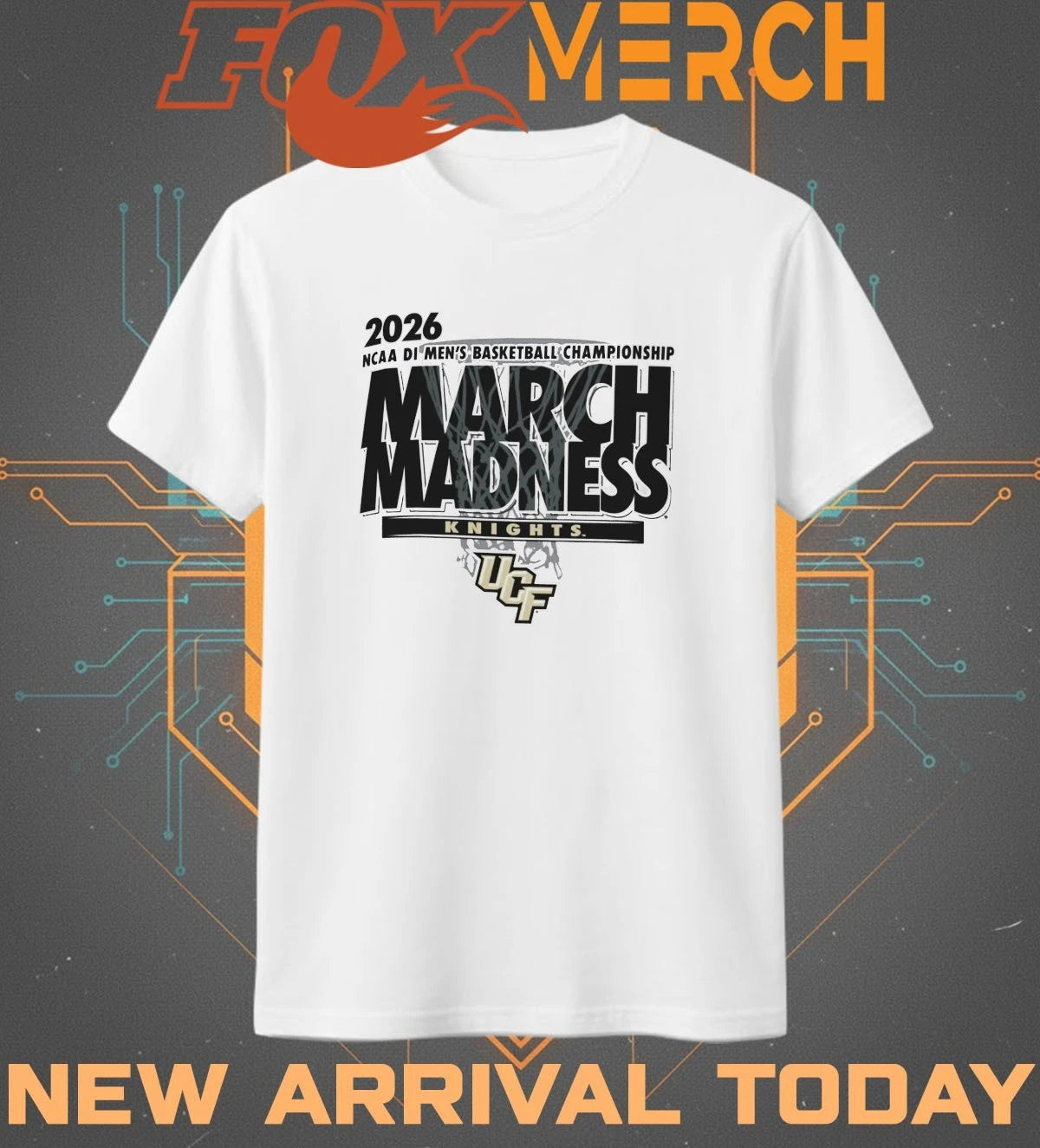 UCF Knights 2026 NCAA DI Men’s Basketball Championship March Madness shirt