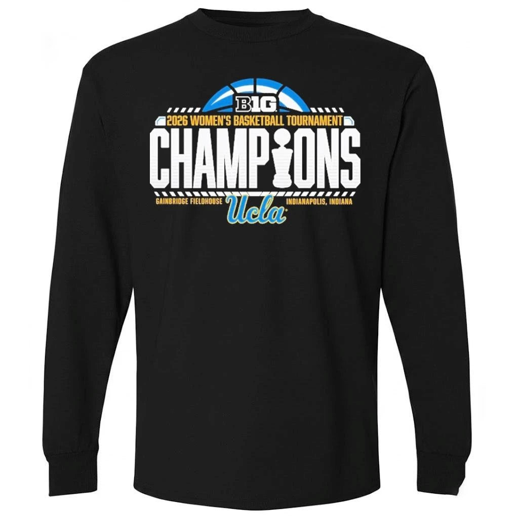 UCLA Bruins 2026 Big Ten Women’s Basketball Tournament Champions Shirt